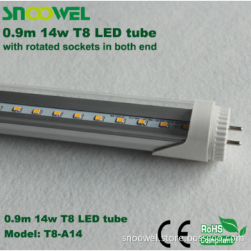 14w 0.9m T8 Led Tube 2835 72pcs 